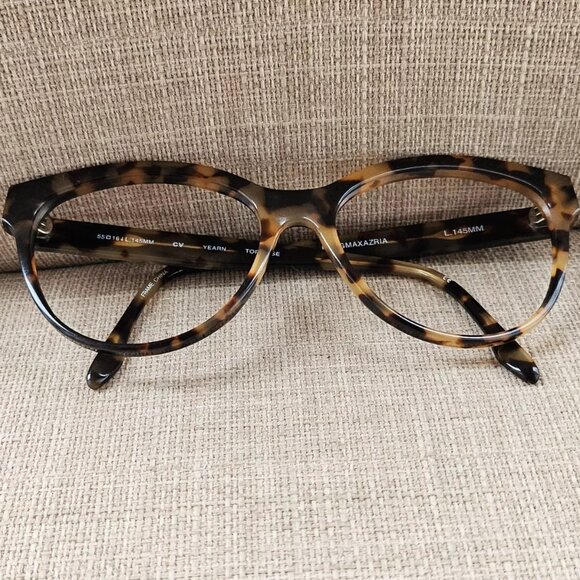 BCBGMAXAZRIA Women Eyeglasses/Sunglasses Frame Brown Tortoise YEARN 55[]16 145 - Picture 4 of 12